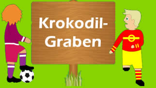 Krokodil Fu�balltraining