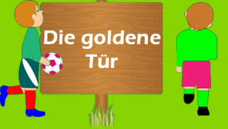 Was befindet sich hinter der goldenen T�r?