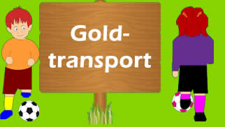Vorsicht beim Transport von Gold