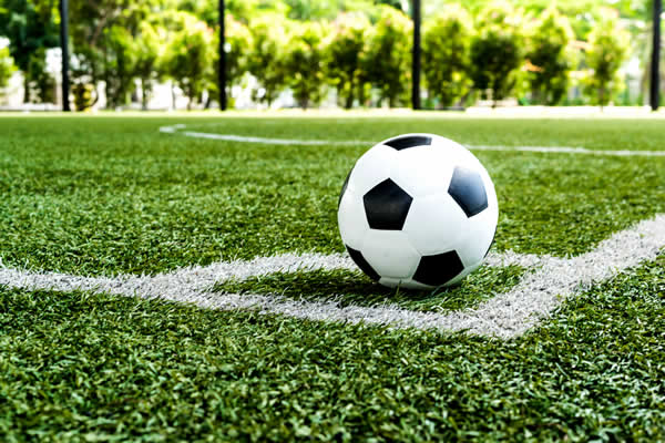 Spielfeldmarkierung im Fußballtraining